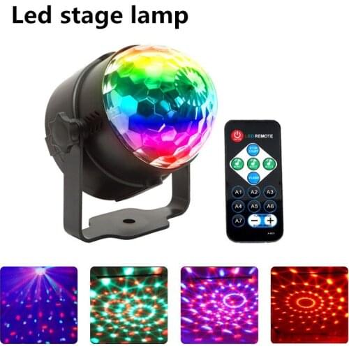 Led Disco Light Stage Lights DJ Disco Ball Sound Activated Laser Projector Effect Lamp Light Music Christmas Party