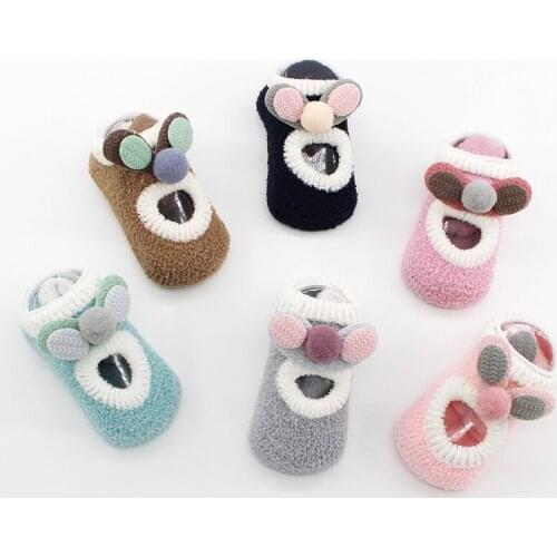 Newborn Winter Funny Cute Color Baby Sock Cotton Ankle Boy Anti Slip Baby Socks Toddler Medias Bebe Baby Stuff BW50YW