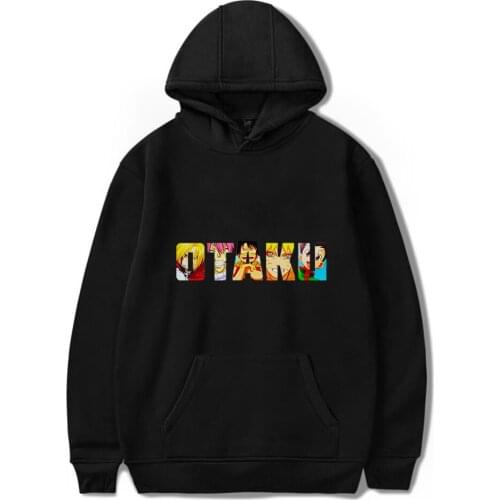 Anime Otaku Hoodie Sweatshirts Men Women Fashion Casual Hoodies Harajuku Streetwear Clothing Oversize Clothing Mens Tops