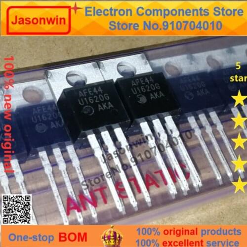 100% nuevo 50 unids/lote original diode MUR1620CTG MUR1620 U1620G 16A200V TO-220 Transistor