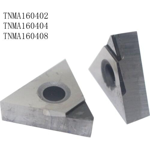 2Pcs TNMA160402 TNMA160404 TNMA160408 PCD CBN Diamond Inserts Blade External Turning Tool Lathe Tool For CNC turning cutter
