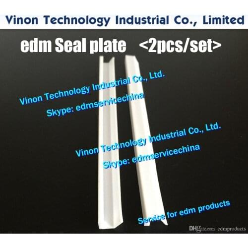2pcs) edm Sealing Strip B for X axis 3031174 for Sodic A500W,A325,A350,A320,AQ325 wirecut machine 3031174=S400752D SEAL PLATE B
