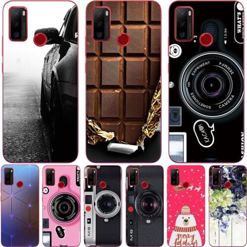 Phone Bags & Case For Ulefone Note 10 2021 6.52 inch Cover Soft Silicone Fashion Marble Inkjet Painted Shell Capa