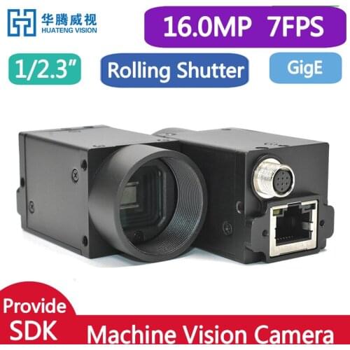Gigabit GIGE 16MP Industrial Camera + SDK,Machine Vision Applications Support For Windows 7/8/10 Operating System 4608X3456@7FPS