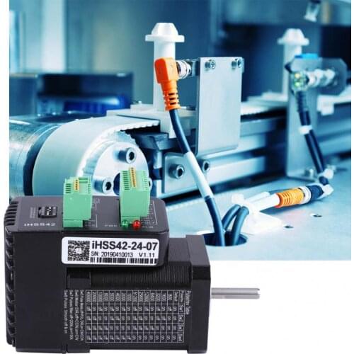 NEMA17 Integrated Closed Loop Stepper Motor 24V 0.7Nm Hybrid Servo Motor servo drive motor driver iHSS42-24-07