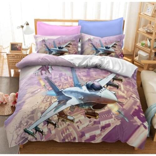 Star Blue-HGS Three Swordsmen Printed Bedding Set 2/3pcs Soft Quilt Cover / Duvet Cover Set Queen Size Home Textile