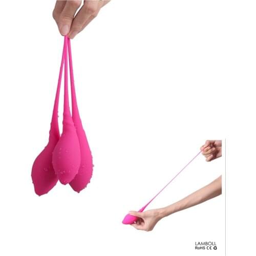 Medical Silicone Kegel balls, 3pcs Set Tighting Exercise Vaginal Balls, Bolas chinas sexuales Geisha Vibrator Sex Toys For Women