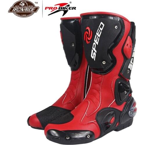 PRO-BIKER SPEED BIKERS Motorcycle Boots Motorcycle Shoes Moto Racing Motocross Off-Road Motorbike Botas Moto Riding Boots