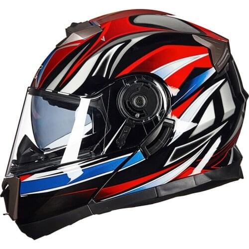 GXT motorcycle helmet and helmet double lens full - style personality cool locomotive four seasons anti-fog helmet
