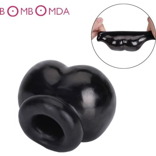 Male Chastity Device Scrotum Bondage Sleeve Cock Ring Delayed Premature Ejaculation Penis Ring Sex Toys For Men Penis Erection