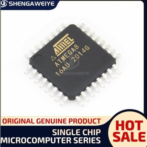 10pcs/lot 100% New AND ORIGINAL ATMEGA8-16AU ATMEGA8L8U-TW QFP-32 Chipset