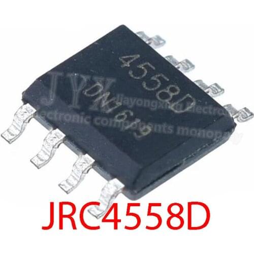 10PCS 4558D SOP8 JRC4558 JRC4558D SOP NJM4558 4558 SOP-8 SMD new and original IC Chipset