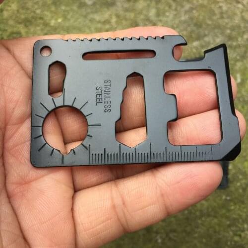 New Multifunction Swiss Knife for Outdoor Camping Survival hunting Military Credit Card Pocket Army Knife