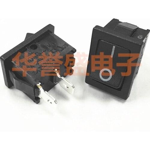 Original new 100% rocker switch MR-1-110-C5N-BB 2pin 2gear silver contact