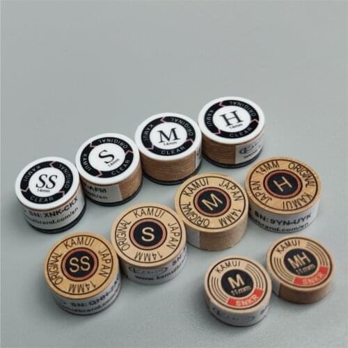 Kamui Tips Original Japan 14mm Clear Standard Carom Pool Cue Tip 11mm Snooker Tip Billiard Cue Stick Tips Billiard Accessories