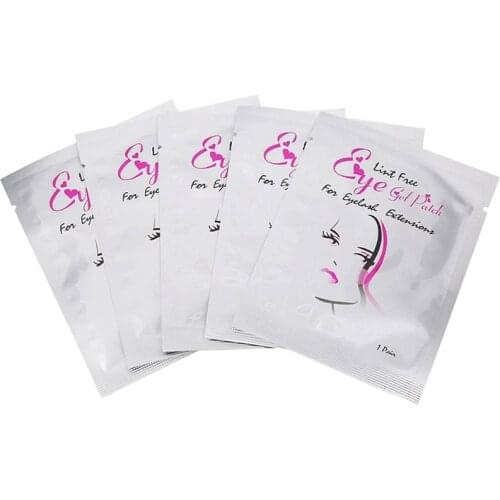 50/100/200 Pairs Eye Pads Lint Free Eyelash Gel Mask Eyepads Lashes Extension Patches SANA889