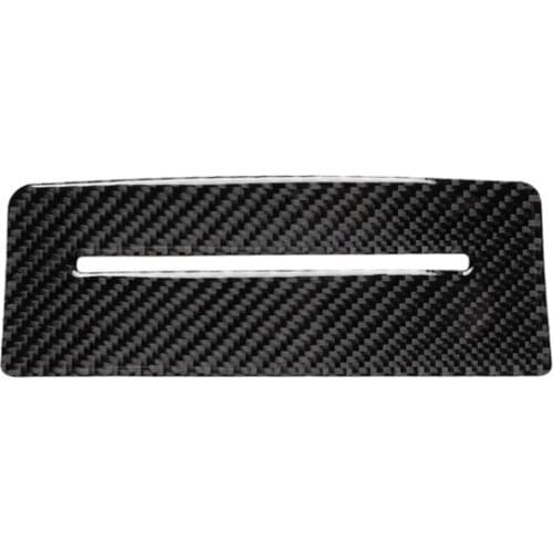 Fit For Audi Q7 SQ7 4M 2016-2019 real carbon fiber rear cigarette lighter panel 1 set of car modification accessories