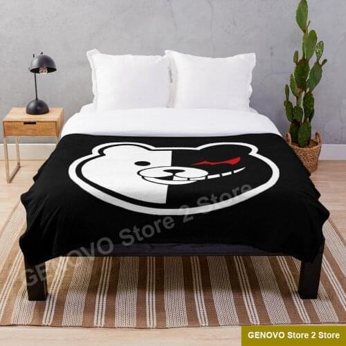 Dangaronpa Monokuma Throw Blanket blanket cover, warm decoration, bed and sofa, applicable to men and women