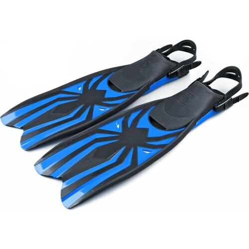 Spider Pattern Adjustable Profession Snorkeling Diving Swimming Fins Adult Foot Fins Flippers Flexible Comfort Swimming Fins