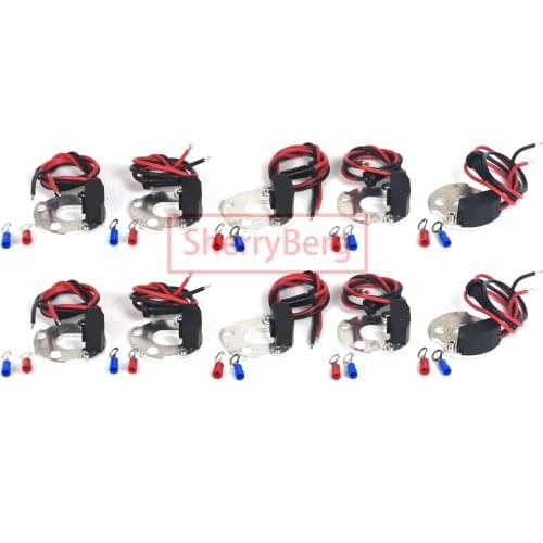 SherryBerg 10 PCS Distributor Electronic conversion kit fit for Fiat 500/600 4 cylinders 4 cly Marelli for fiat Distributor