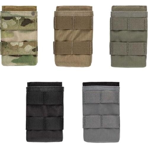 Tactical Airsoft 5.56 7.62 AK47 Single Magazine Pouch Multicam Vest Molle Mag Ammo Pouch Bags Toolkit Bag