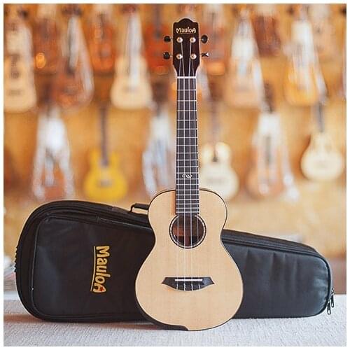 TC31 full solid koa wood handmade ukulele, with free bag, concert ukuleles