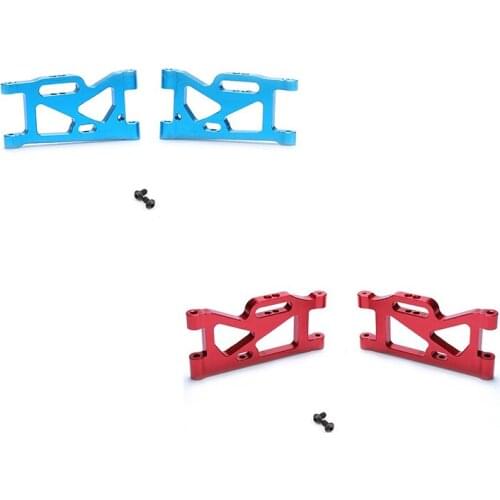 2PCS Front Lower Suspension Arm for Wltoys 144001 Rc Hobby Model Car 1/14 Lc Racing Full Series Upright Set A-Arm Aluminum