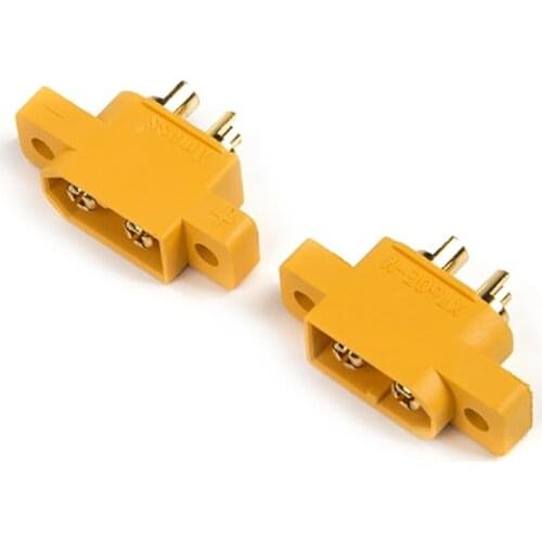 5Pcs Original AMASS XT60E-M Fixed XT60 Male Plug Connector for RC Model Airplane Helicopter FPV Racing Drone Vehicles DIY