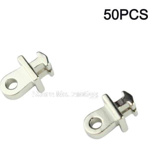 50pcs single hinge teeth for plastic frame wide broken front hinge replacement acetate glasses hinge temple repair part 9010