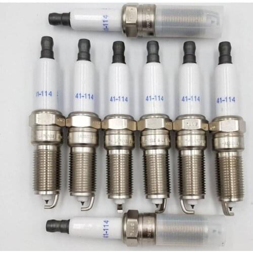 8pcs/lot 12622441 41-114 Spark Plug Car candle for Chevrolet Cadillac Escalade Corvette 41114