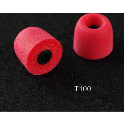 2 pcs/1pair ANJIRUI T100 (13.5 mm) 3.0 mm Caliber Ear Pads/cap T100 L memory foam eartips for ear Headphones tips sponge cotton