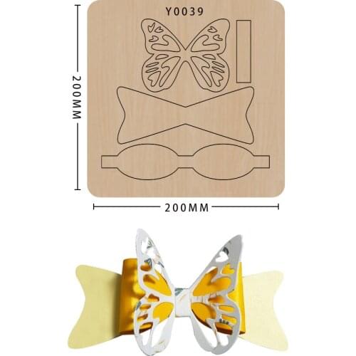 Bow Die Cut Scrapbooking Diy Craft Cutting Dies Leather Mold Handmade Crafts Suitable For Big Shot Machines