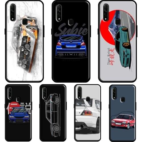 Rally Car Illustration Case For OPPO A53 A31 2020 A5 A9 A15 A52 A72 A92 A1K A83 A91 A5S Find X3 Pro Reno 2Z Cover