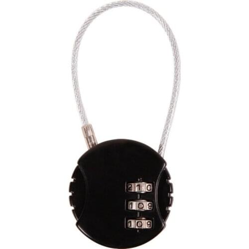 Zinc Alloy Anti Theft Wire Rope Padlock Creative Helmet Code Lock Portable Luggage backpack Lock Code Lock For Gym Cabinet Bike