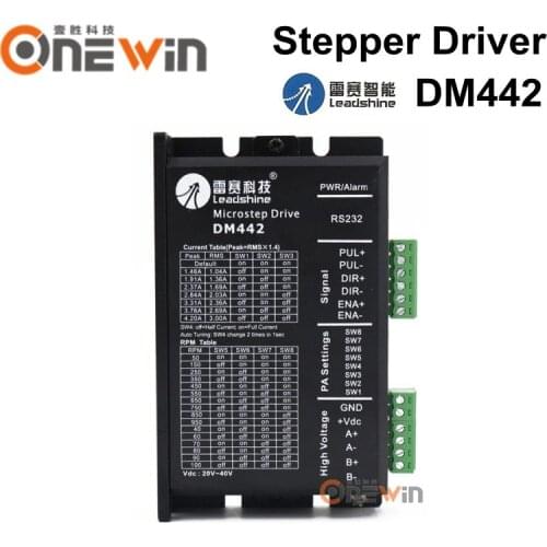 Leadshine 2 Phase Analog Stepper Driver DM442 work at 24V-40V 4A current