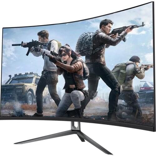 4K resolution 144hz 27inch pc gaming monitor Curved lcd monitor wall-mount display