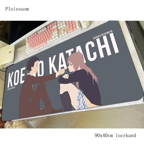 Koe No Katachi mousepad Colourful gaming mouse pad 90x40cm pc computer gamer accessories mat Gorgeous laptop desk protector pads