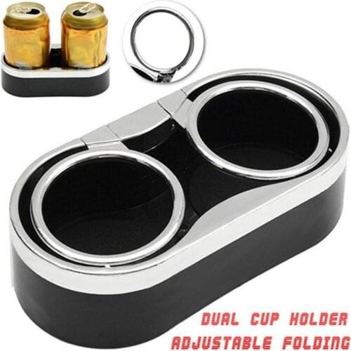 Multifunction Portable Auto Vehicle Dual Hole ABS Drinks Holder Interior Car Organizer Cup Bottle Holder Stand Car Styling