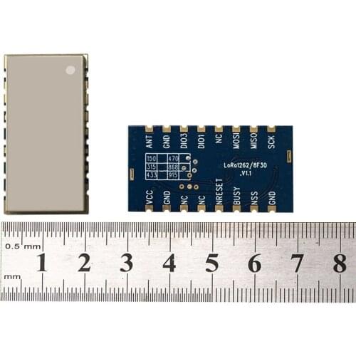 2pc/lot lora1262F30 868MHz SX1262 33dBm -148dBm TCXO High Sensitivity low current 2W SPI port Lora Module