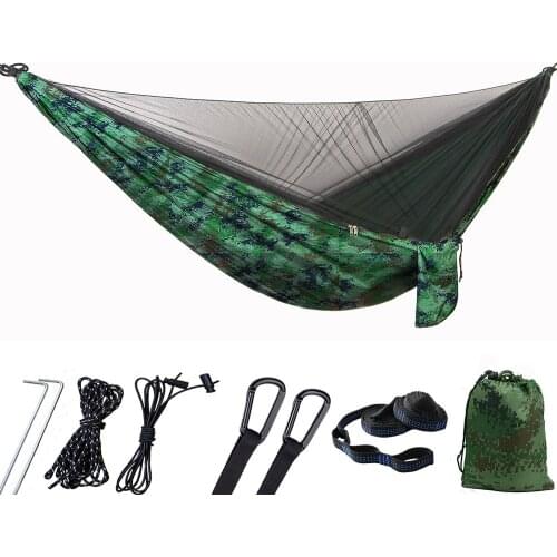 Mosquito nets can be opened quickly mosquito nets hammock outdoor nylon mesh camping hammock