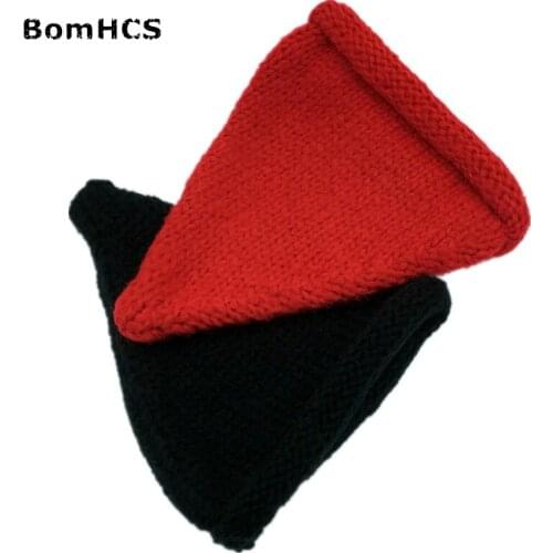BomHCS Womens Winter Warm Handmade Knitted Beanie Hat Mens Cap
