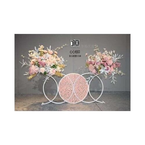 New wedding props: heart to heart, guide frame, round flower, guide stage, ornaments, props, arch