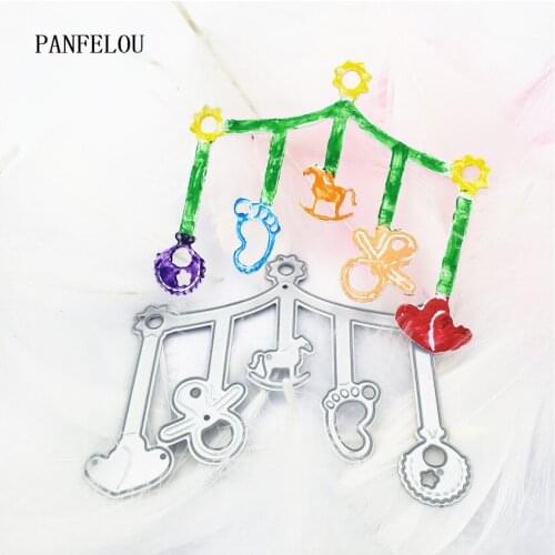 PANFELOU The baby bells metal craft paper die cutting dies Scrapbooking/DIY Thanksgiving Day Easter Embossing mould cards