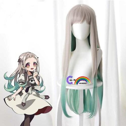 2020 Fashion Anime Toilet-bound Jibaku Shounen Hanako-kun Cosplay wigs Hanako kun Nene Yashiro Synthetic Hair Wig+Wig Cap