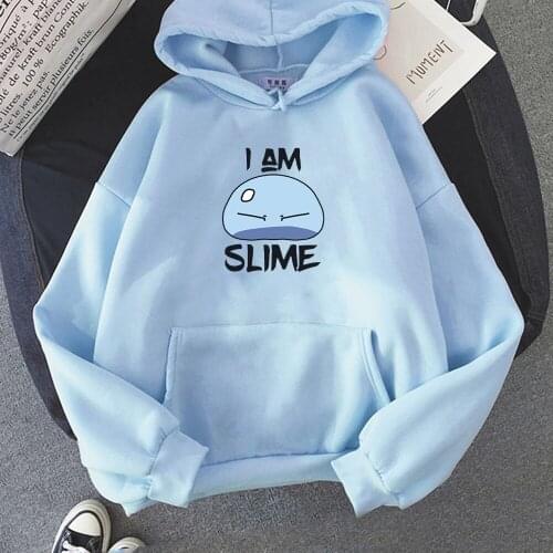 Tensei shitara Slime Datta Ken Japanese Anime Hoodie Comic Loose Cool Sweatshirt Men Streetwear Harajuku Oversize Womens Hoodie