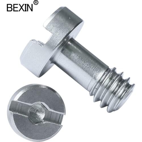 Camera mount screw 1/4" screw stainless steel quick release screw adapter for camera plate monopod tripod