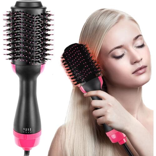 Hot Hair Brush Hair Dryer Straightener Blow Curler Brushes Professional Curling Comb Hair Dryer Brush Tool Dropshipping VIP LINK