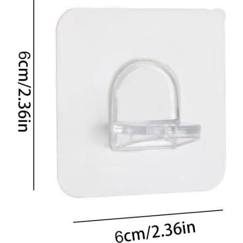 10Pcs Punch-free Layered Partition Bracket Triangle Bracket Shelf Right Angle Support Paste Screw Hook Bathroom Home Accessories