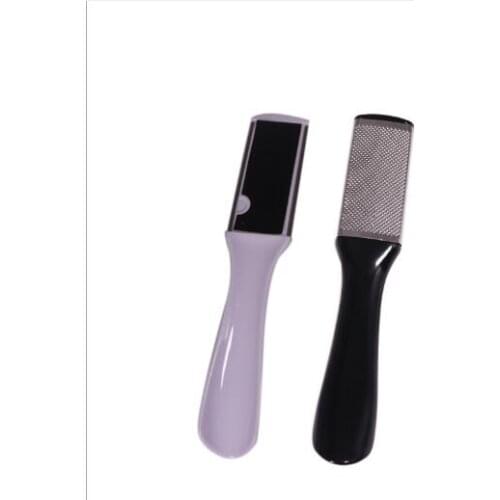 10 Pcs plastic base foot file Pedicure Rasp, Stainless Steel Foot File Callus Remover mini foot file
