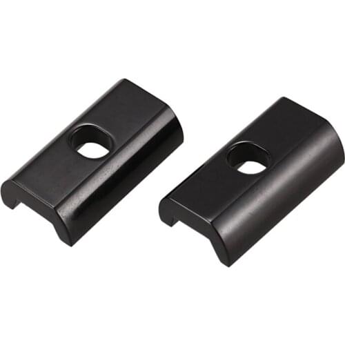 2PCS Aluminium Lightweight Hinge Clamp Plate Set with net C Buckle for Brompton Bicycle